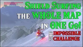 Shield Surfing the WHOLE MAP in ONE Go! Doing the IMPOSSIBLE CHALLENGE in Zelda Breath of the Wild