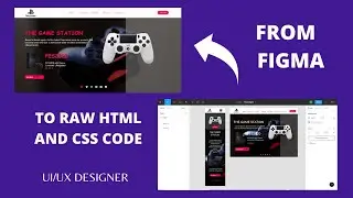 From Figma Design To HTML AND CSS  | UI/UX Website Designer