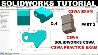 Solidworks tutorial CSWA Practice Sample Exam PART2