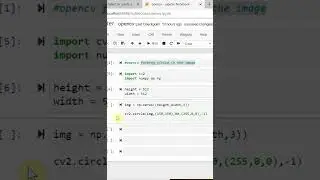 Creating a circle in a image in Opencv