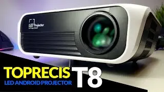 🔥 Best Gaming Android 1080P LED Projector - TOPRECIS T8  Projector