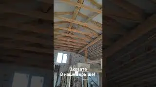Утеплили кровлю!