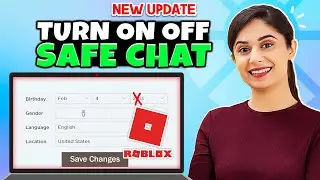 How To Turn on Off Safe Chat On Roblox ( Step-by-Step )