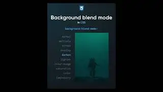 Background Blend mode | #shorts #coding #htmlcss #webdesign #htmlcsswebsite