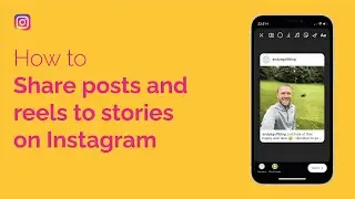 How to share posts and reels to stories on Instagram - [Short Instagram Tutorial]