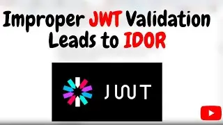 Improper JWT Validation Leads to IDOR || 