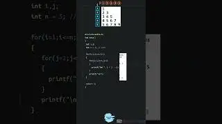 Number pattern programs in less than 60 seconds #shorts #patternshorts #shortsfeed #softethics