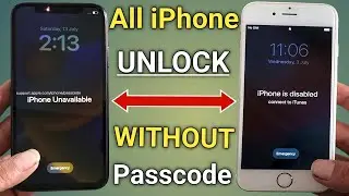 How to Unlock Any iPhone Without Passcode If Forgot || 2024