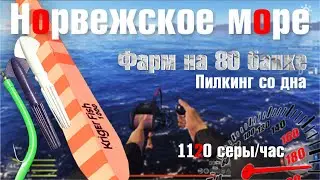 Фарм на 80 банке • Пилкинг со дна • Русская Рыбалка 4 • Норвежское МОре