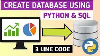 Create a Database using python |  Create a table in Database using python and SQL | python | SQLite