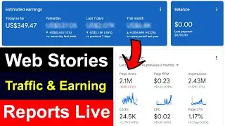 😳 Google Web Stories Earning Reports @WebKaro