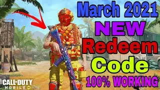 *NEW* COD MOBILE NEW REDEEM CODE March 2021 | COD MOBILE GLOBAL REDEEMPTION CODE 2021 | COD MOBILE