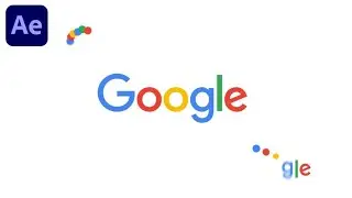 Google Logo Animation In Adobe After Effects - After Effects Tutorial - No Plugins.