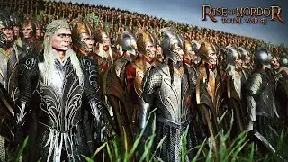 Cinematic Saga | Лесные Эльфы VS Орки Гундобада и Дол Гулдура | 20000 Юнитов | Rise of Mordor