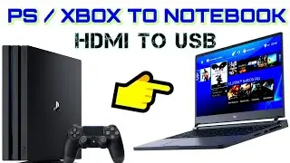 PS3 PS4 PS5 to PC Как подключить? ПК как телевизор Тест задержки PlayStation 4  XBOX to Notebook