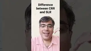 What is monetary policy | difference between CRR and SLR |  What is Statutory Liquidity Rato and CRR