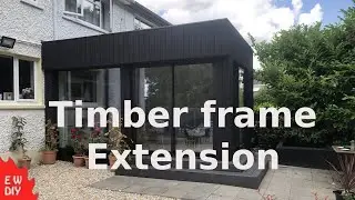 Timber frame extension   // Time-lapse of build video for YouTube//