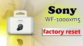 Sony xm5 hard reset | How to factory reset sony wh-1000xm5