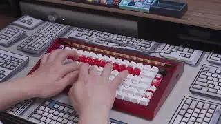G-Square Studio Vintage 60S with Vertex V-One Switches Typing Sounds (Regular / Solenoid / Beeper)