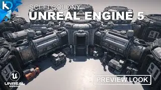 Sci-Fi Colony - Unreal Engine 5 16/2/2024 #GameDev #UE5