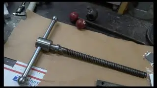 Large bench vise spindle: Repair - Part 2