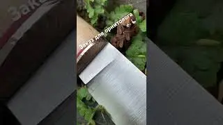Заказ для орнитолога. Клинок из Cr12MoV.