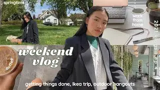 weekend vlog: getting things done, ikea trip, outdoor hangouts | vancouver vlog