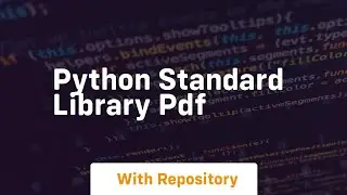 python standard library pdf