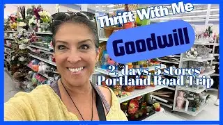 Two Days Of Thrifting Oregon Goodwills For Vintage Decor Treasures!