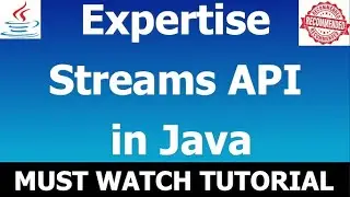 Master Stream API | Stream API in Java 8 Tutorial | Java 8 Stream API | Expertise Streams in Java