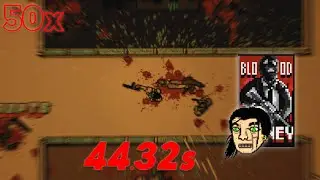 Hotline Miami 2 Blood Money 50x Full Combo in 44.32s (Segmented Speedrun)