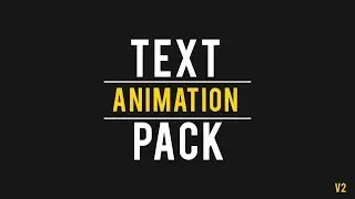 FREE Text Animation Pack - After Effects (Motion Graphics) #2