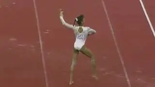[HDp60] Betty Okino (USA) Floor All Around 1992 Barcelona Olympic Games