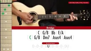 I Don't Want To Miss A Thing Guitar Cover Aerosmith 🎸|Tabs + Chords|