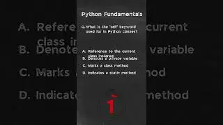 What is the 'self' keyword used for in Python classes? | Python Questions