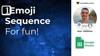 How to convert digits to emojies with SEQUENCE+ in Google Sheets