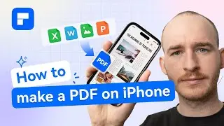 How to make a PDF on iPhone!