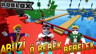 ÜÇ KİŞİ KORSAN OLDUK GEMİ PATLATTIK Abuzi Örümcek Bebek Bebelek Roblox Oynuyor