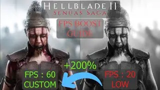 200% FPS Boost for Hellblade 2 on Low End PCs! Settings Guide!
