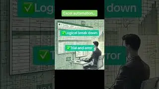 Excel Automation Explained Simple!  #shortsvideo #vbacode