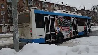 Поездка на газовом автобусе ЛиАЗ-5293.70 в Ярославле. (Маршрут 44к).