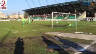 Derby dla Stali Mielec! Stal St. Wola - Stal M. 0-2. BRAMKI i komentarz Mateusza Cholewiaka