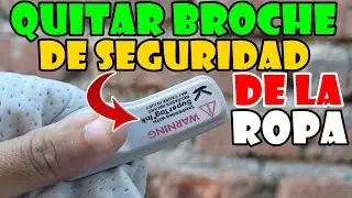 Como Quitar un Broche de Seguridad de la Ropa (Prenda) Super Fácil y Rápido