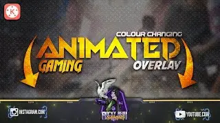 How To Make Animated Overlay In Kinemaster || How To Make Colour Changing Animated Overlay || gaming