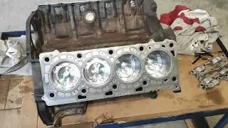 Сборка двигателя 1vd-ftv Toyota Land Cruiser часть 3
