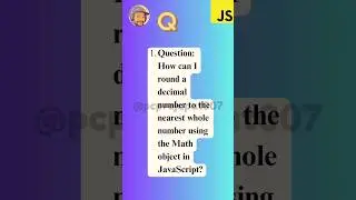 Math round() method in JavaScript. || JavaScript Tutorials.   