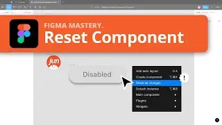 Figma Tips ⚡ - Reset Instance Component Properties