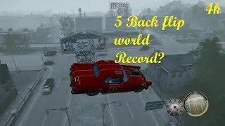 5 Backflips world Record? Mafia 2 Definitive Edition 4k