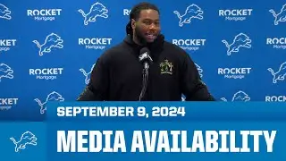 Detroit Lions players meet with the media | September 9, 2024