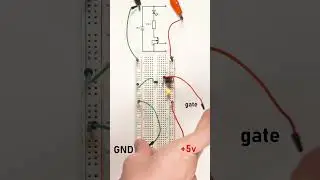 How does the MOSFET work? #electronics #diy #led #mosfet #transistor